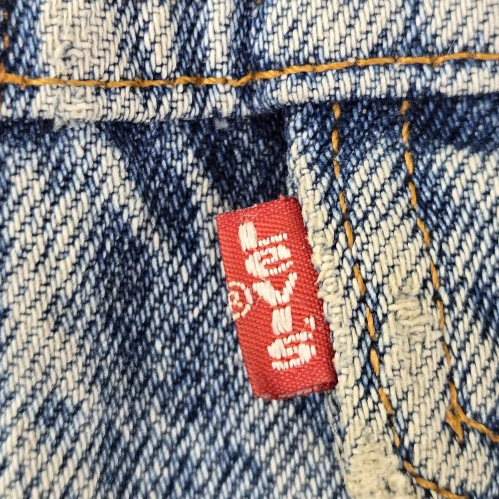 VINTAGE Levi's Men Jacket M Trucker Blanket Lined Grunge Distressed 80s 90s READ